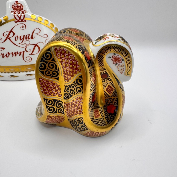 Royal Crown Derby Old Imari Snake paperweight. 2001 year of the Snake. - Picture 6 of 12